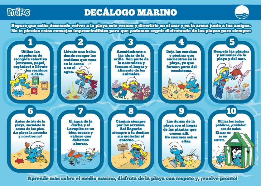 Decálogo marino de Los Pitufos